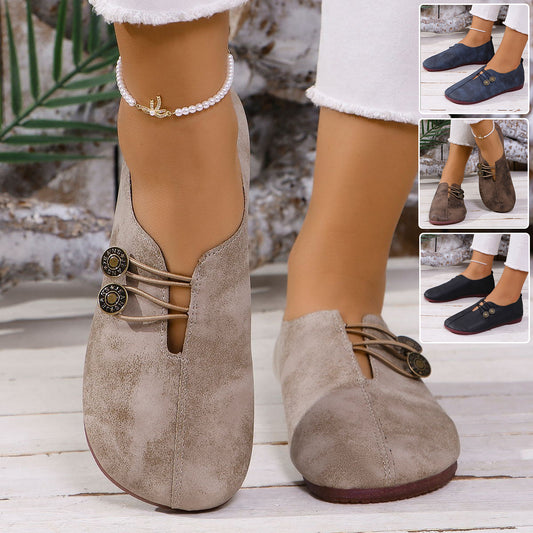 Sandales à enfiler à bout carré, été, mode, chaussures plates et souples pour femme.