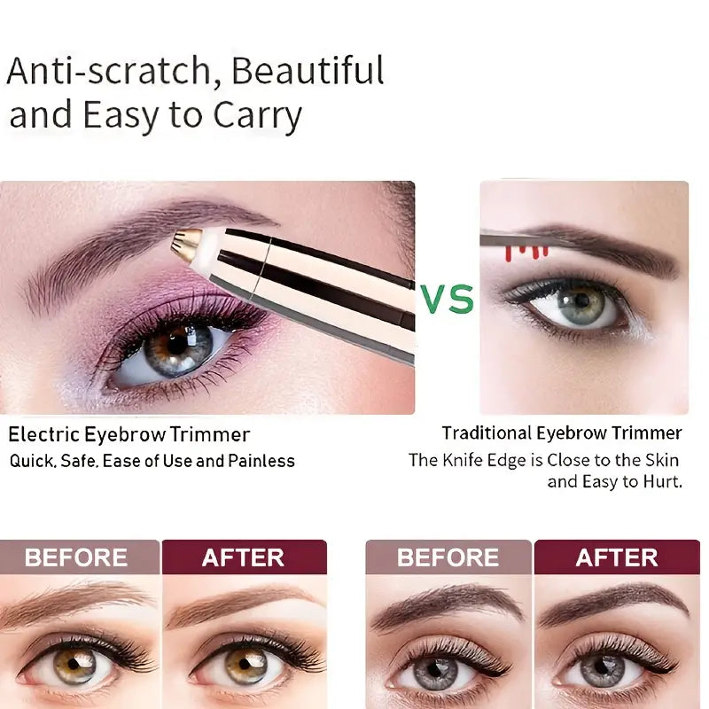Outil Épilateur de Sourcils Indolore Rechargeable