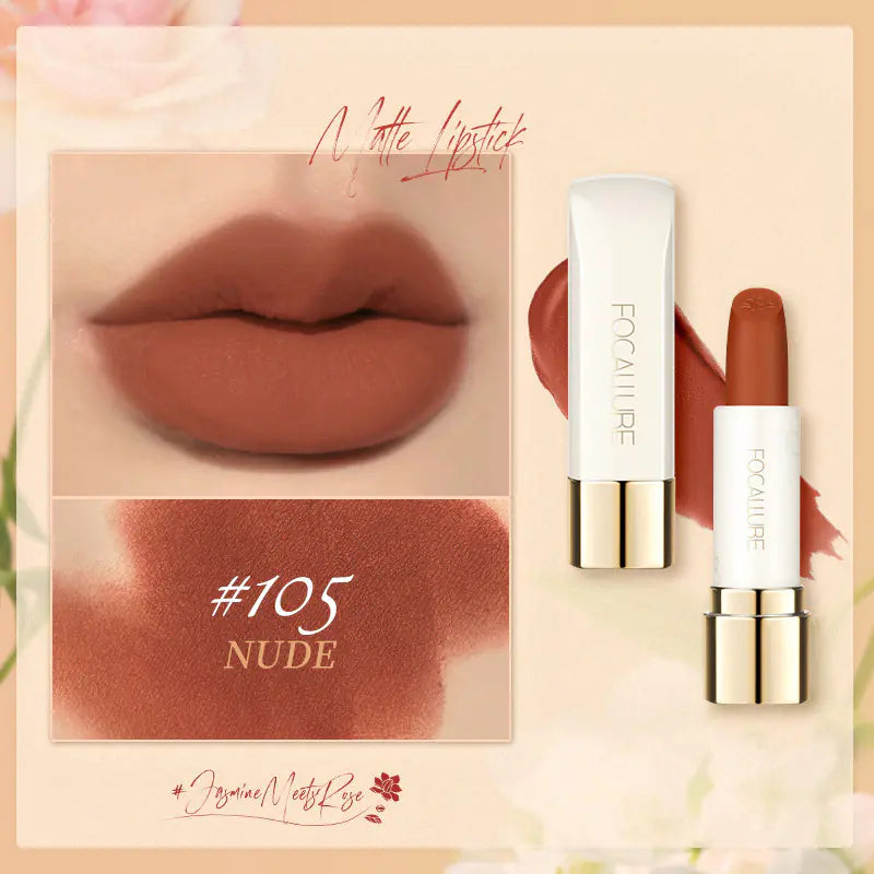 Rouge à Lèvres Mat Longue Durée et Imperméable - Formule Hydratante
