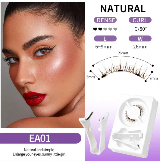 Faux Cils en Vison Léger