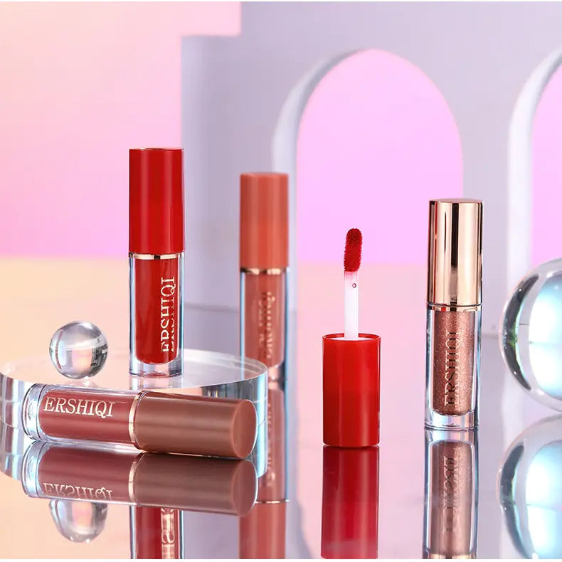 Coffret Cadeau de 12 Rouges à Lèvres Velours Mat Hydratants