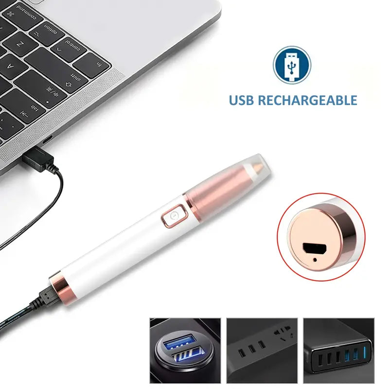 Outil Épilateur de Sourcils Indolore Rechargeable