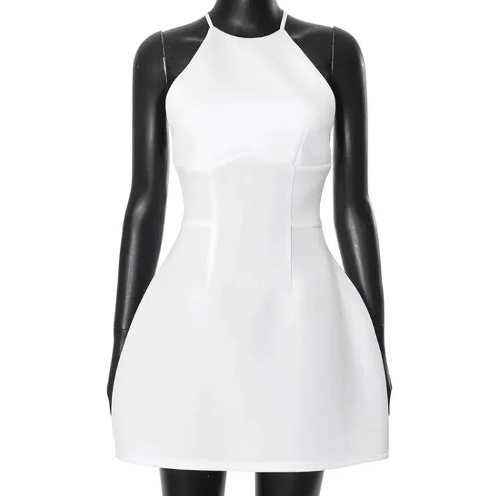 Robe d'été à bretelles dos nu