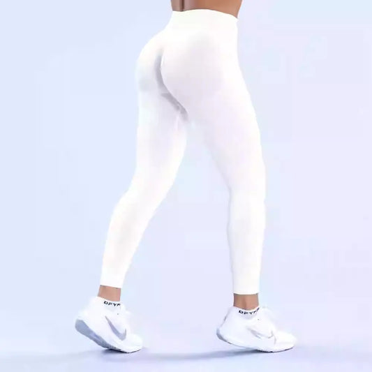 Pantalon de Yoga taille basse sans couture, levage des hanches en trois étapes, Fitness