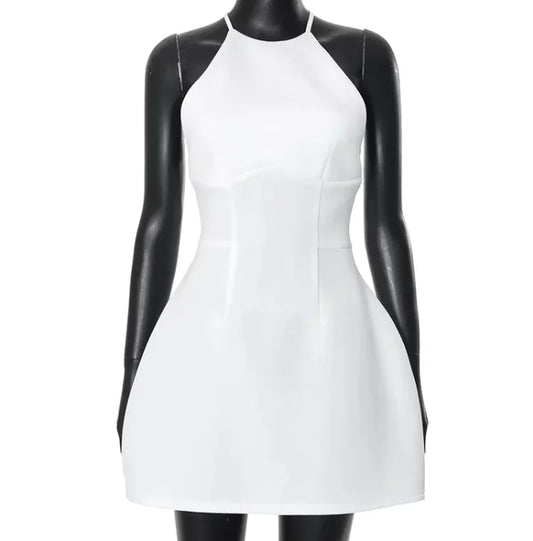 Robe d'été à bretelles dos nu