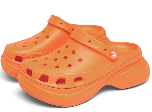 Chaussures à semelles épaisses pour papa – Chaussures de plage rétro à trous
