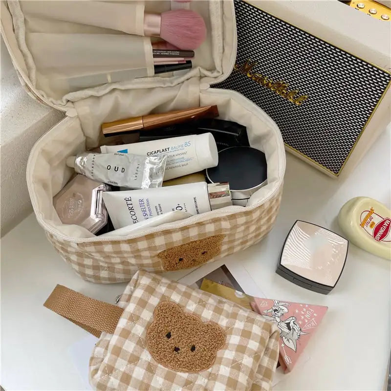 Trousse à Maquillage Ours Cartoon Mignon