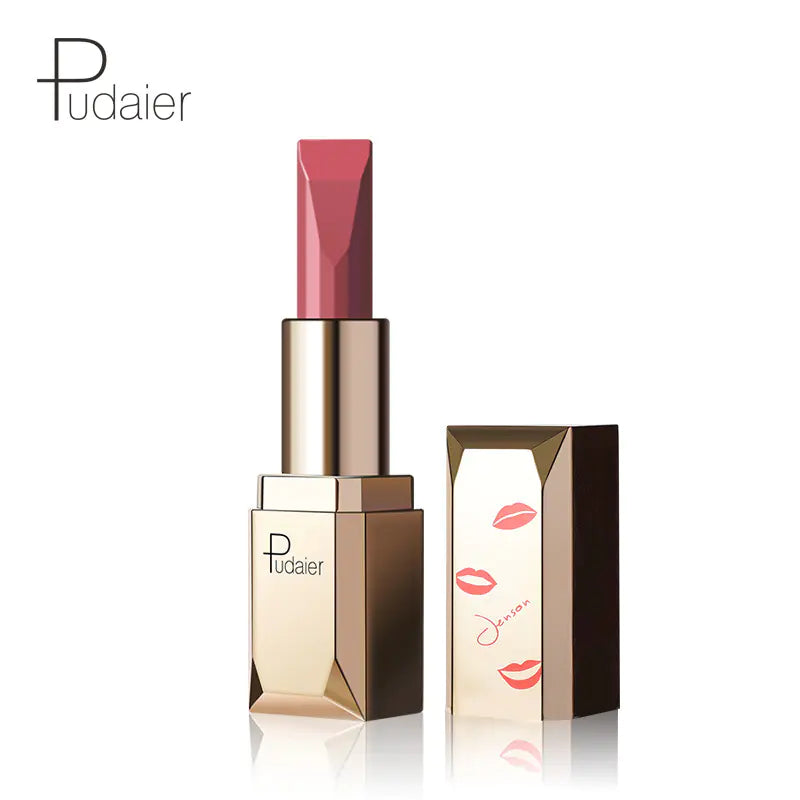 Rouge à Lèvres Mat Longue Durée Pudale - 26 Teintes, Waterproof