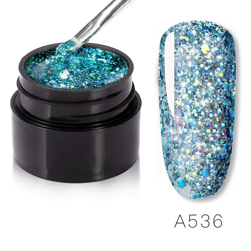 Vernis à Ongles Gel Diamant - Nouveau Gel UV Coloré